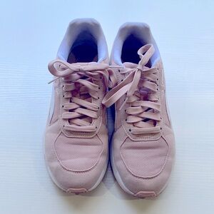 Puma, gym, shoes, pink and white, size 7